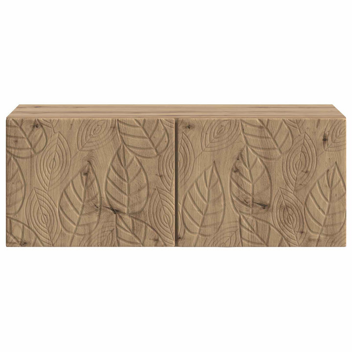 Væghængt TV-skab 59,5 x 31 cm Artisan-eg Konstrueret træ