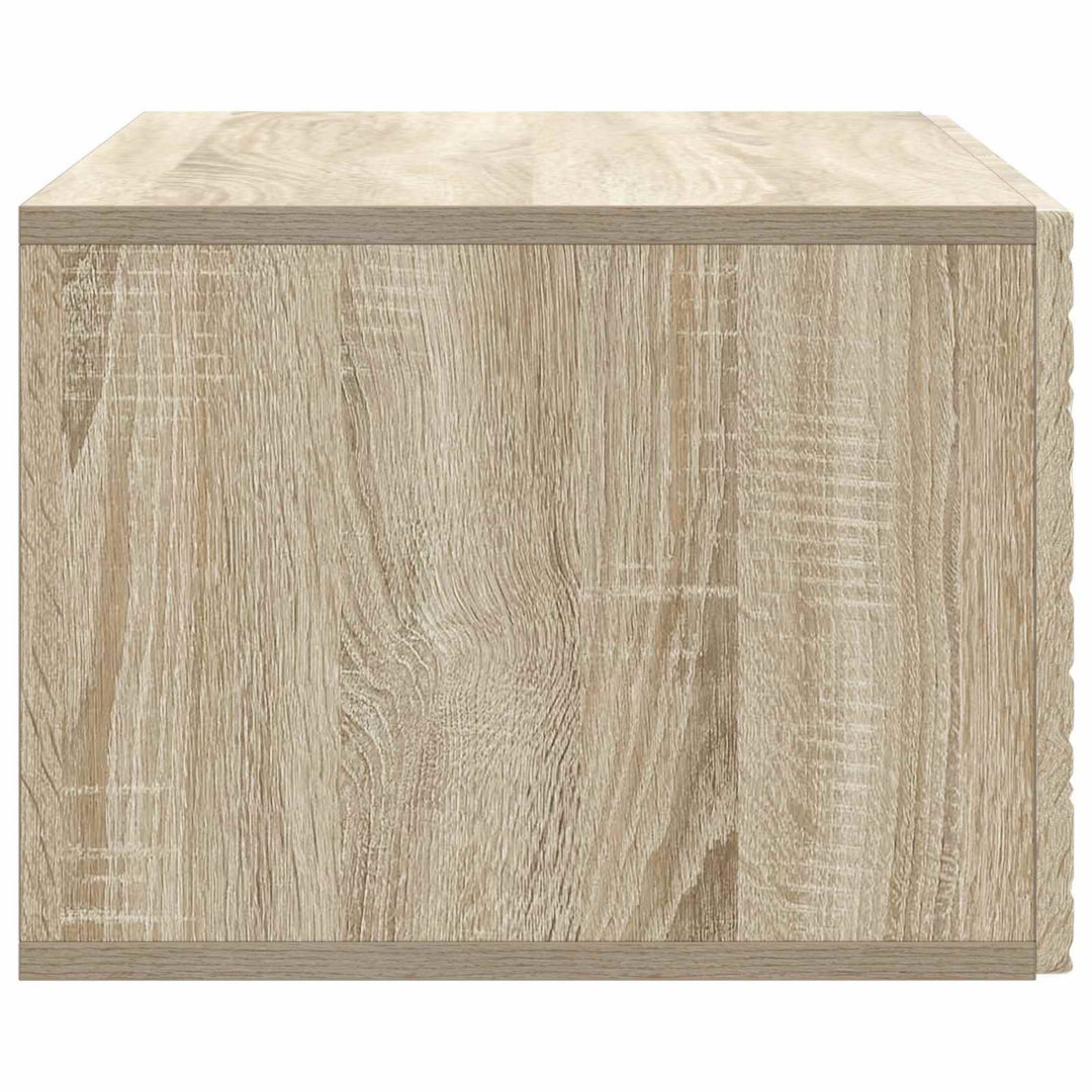 Væghængt TV-skab 98 x 31 cm Sonoma-eg Konstrueret træ