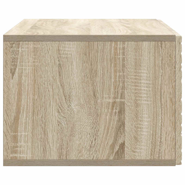 Væghængt TV-skab 98 x 31 cm Sonoma-eg Konstrueret træ