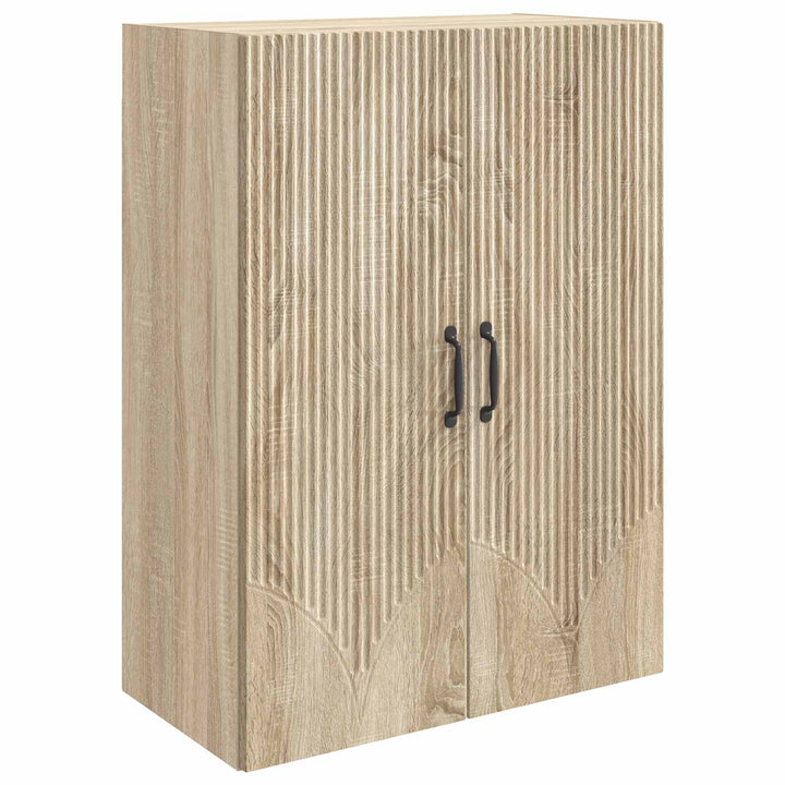 Vægmonteret skab Sonoma-eg 66 x 34,5 x 90 cm Konstrueret træ