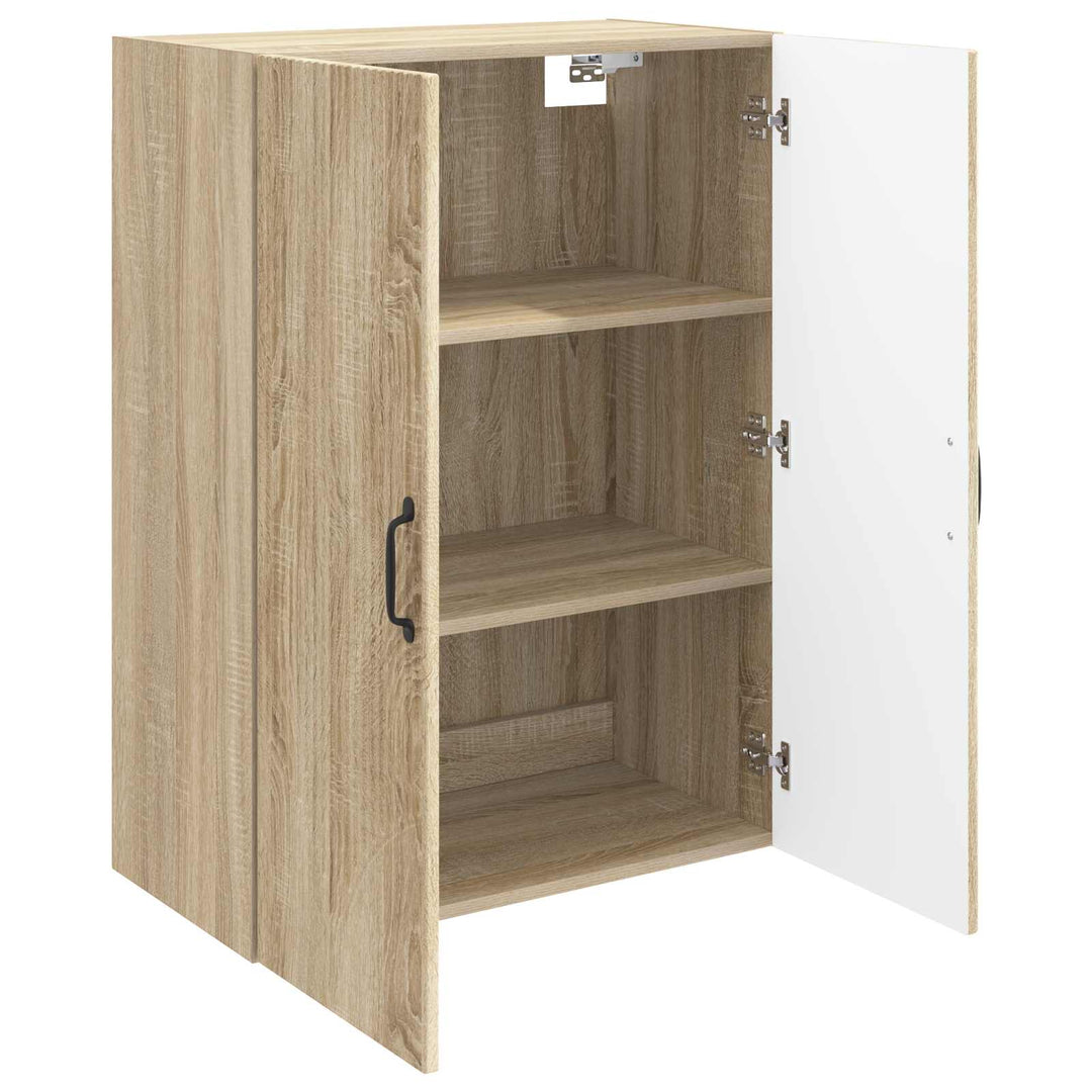 Vægmonteret skab Sonoma-eg 66 x 34,5 x 90 cm Konstrueret træ