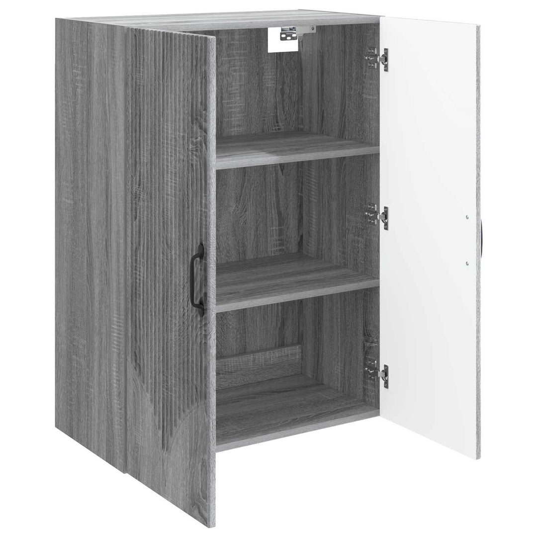 Vægmonteret skab 66 x 34,5 x 90 cm Konstrueret træ Grå Sonoma
