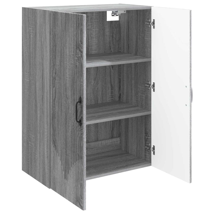 Vægmonteret skab 66 x 34,5 x 90 cm Konstrueret træ Grå Sonoma