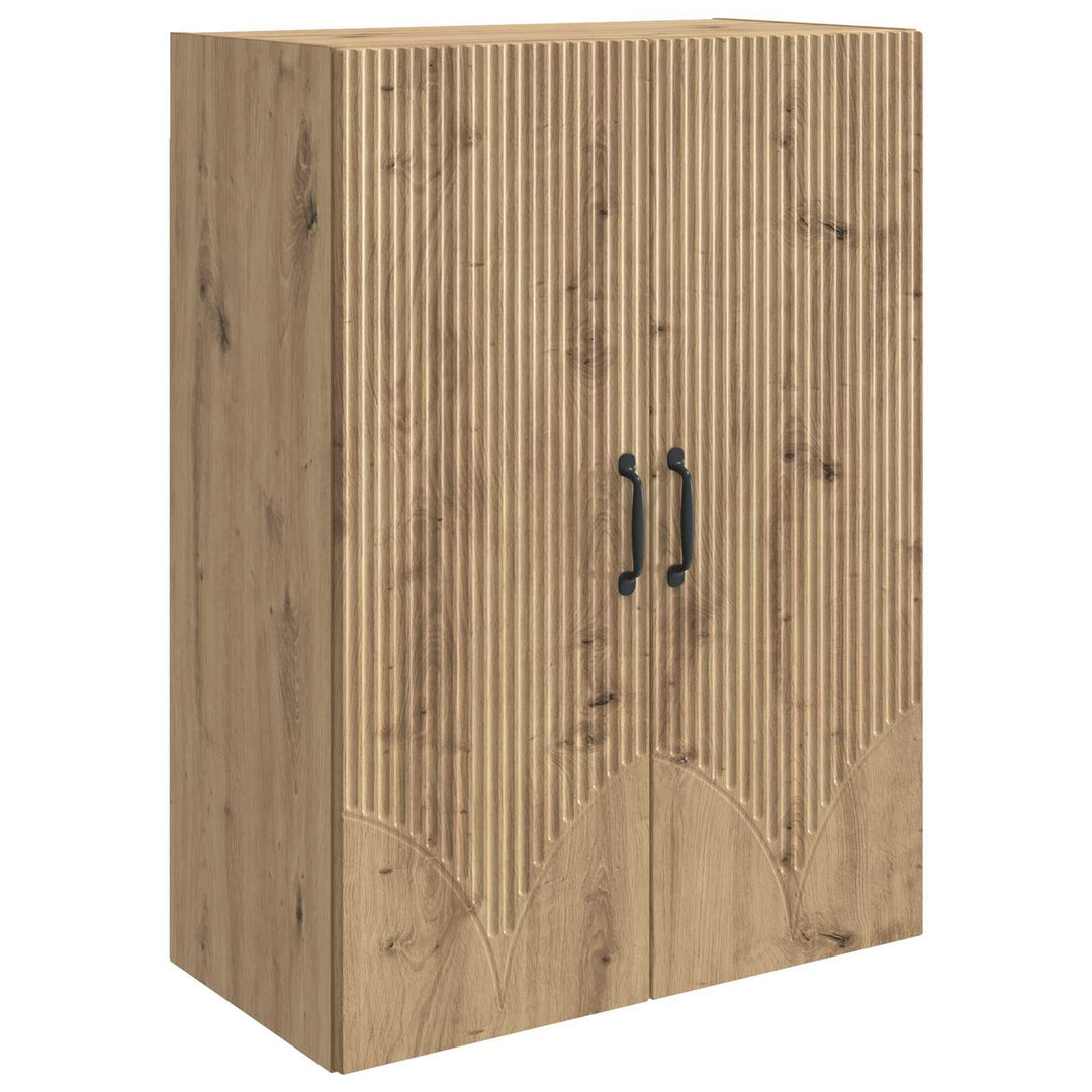Vægmonteret skab Artisan-eg 66 x 34,5 x 90 cm Konstrueret træ