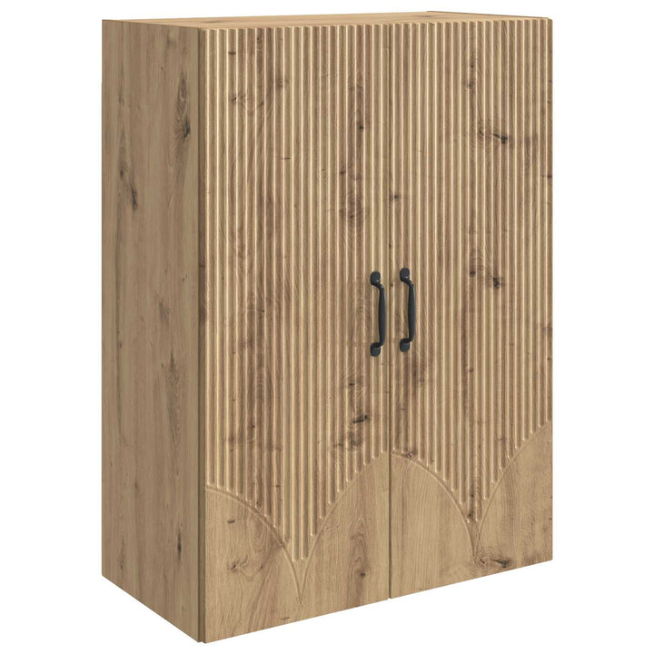 Vægmonteret skab Artisan-eg 66 x 34,5 x 90 cm Konstrueret træ