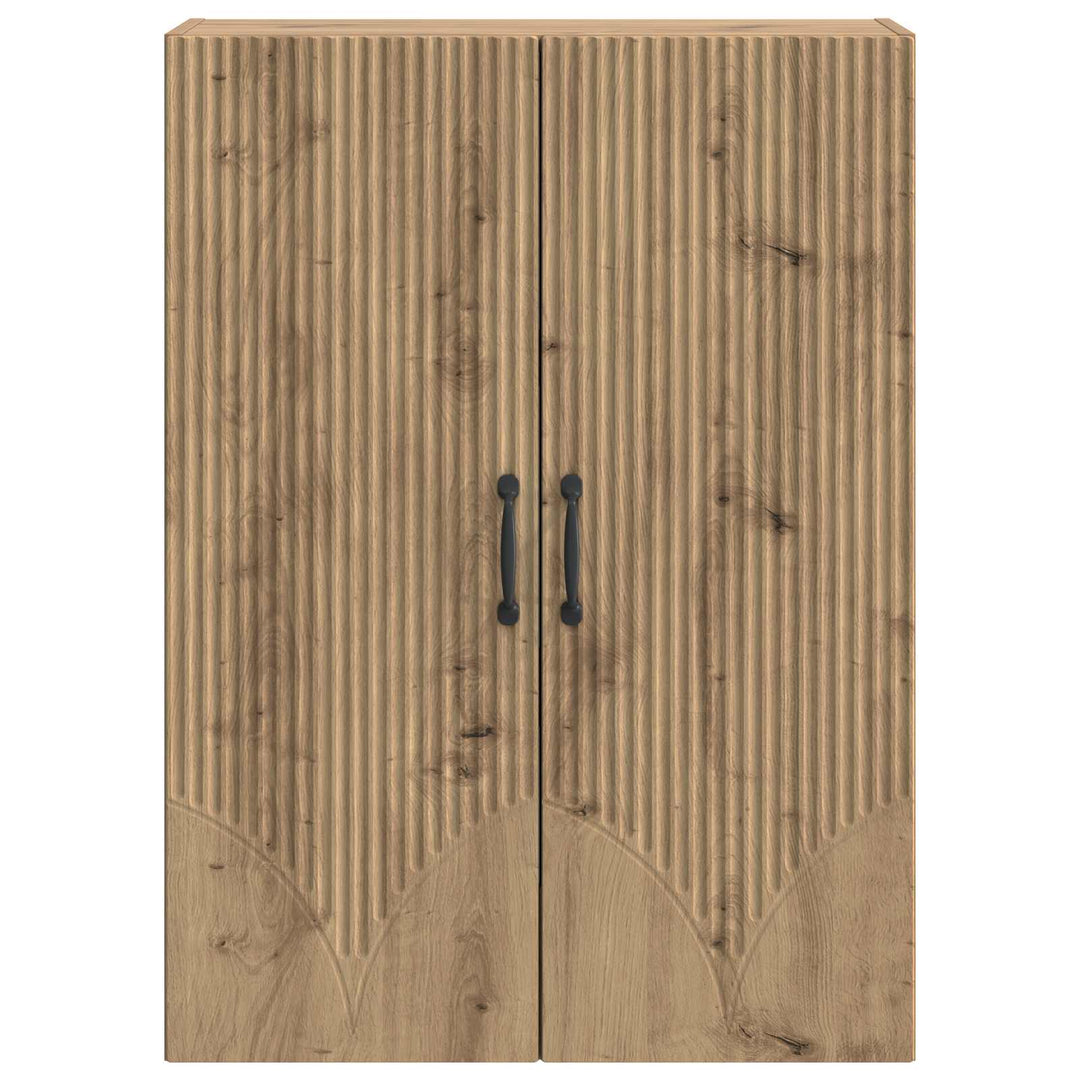 Vægmonteret skab Artisan-eg 66 x 34,5 x 90 cm Konstrueret træ