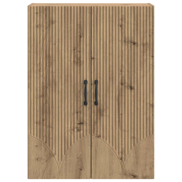 Vægmonteret skab Artisan-eg 66 x 34,5 x 90 cm Konstrueret træ