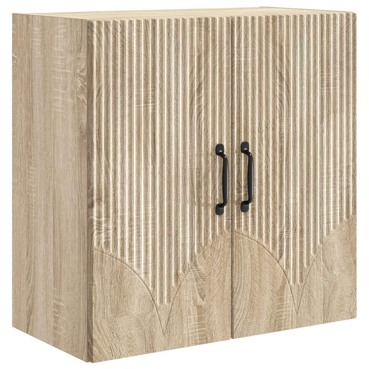 Vægmonteret skab Sonoma-eg 59 x 31 x 60 cm Konstrueret træ