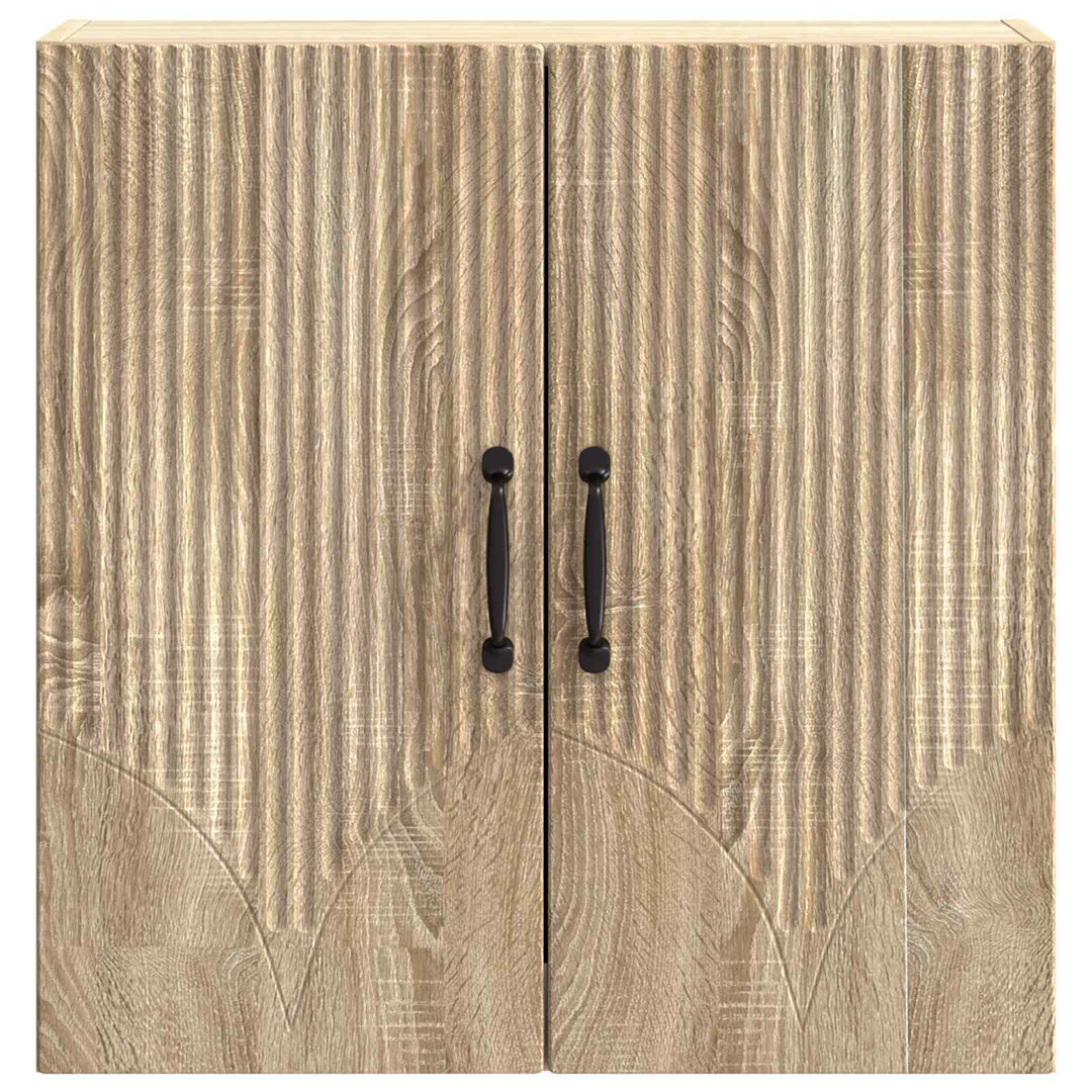 Vægmonteret skab Sonoma-eg 59 x 31 x 60 cm Konstrueret træ
