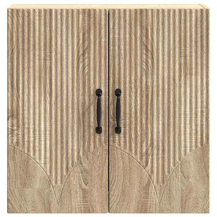 Vægmonteret skab Sonoma-eg 59 x 31 x 60 cm Konstrueret træ