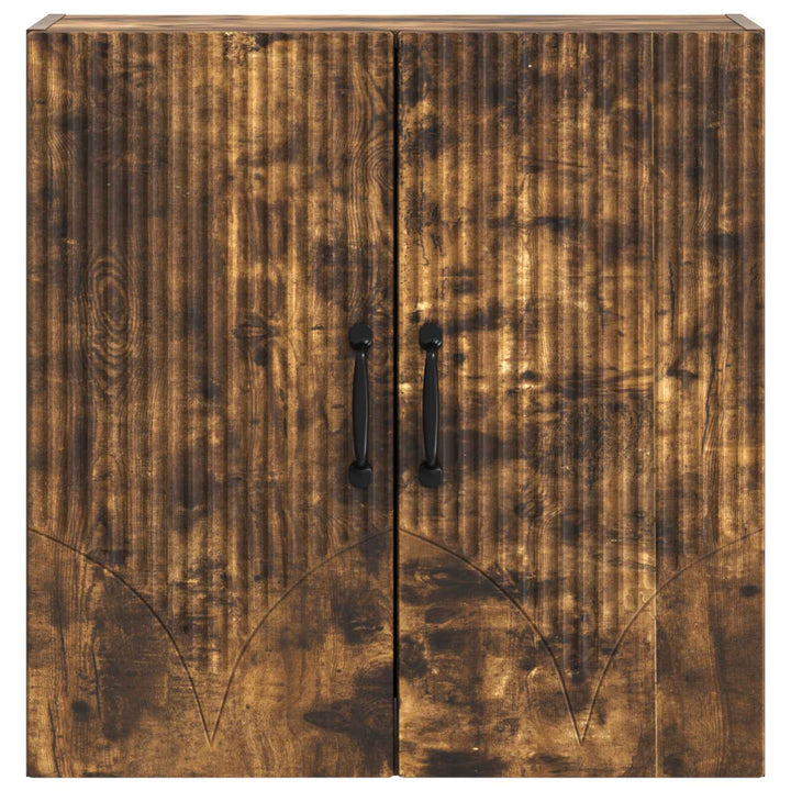Vægmonteret skab 59 x 31 x 60 cm Konstrueret træ Røget eg