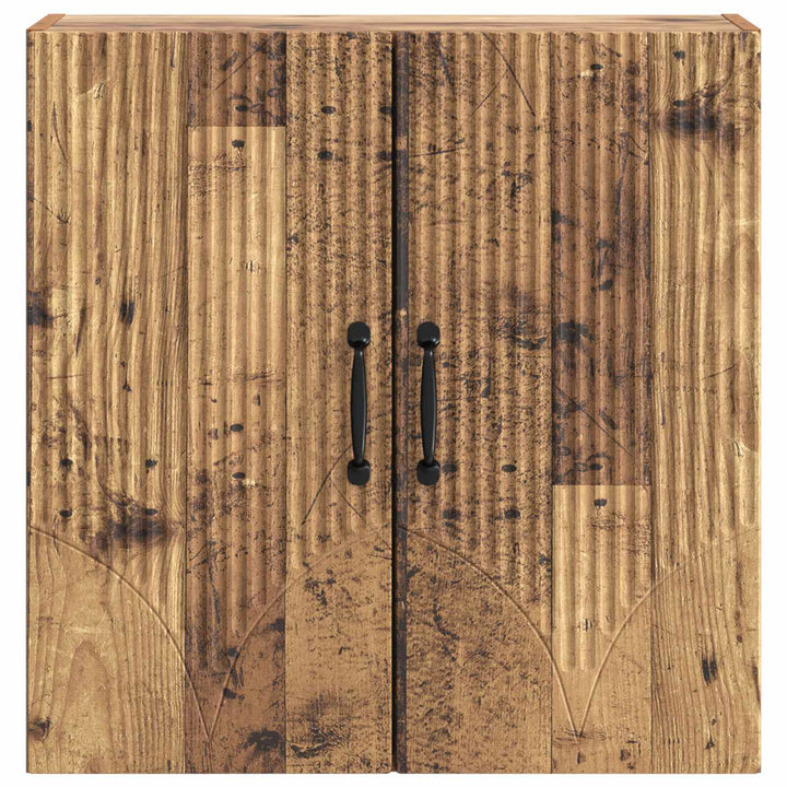 Vægmonteret skab Gammelt træ 59 x 31 x 60 cm Konstrueret træ