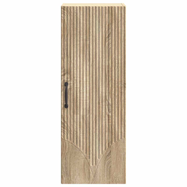 Vægmonteret skab Sonoma-eg 33 x 34,5 x 90 cm Konstrueret træ