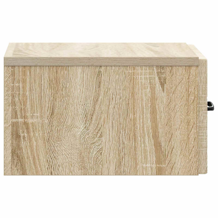 Væghængt Natbord Sonoma-eg 34,5 x 33 x 20 cm Konstrueret træ