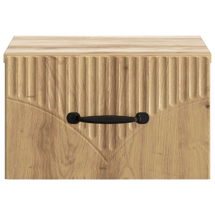 Væghængt Natbord Artisan-eg 34,5 x 33 x 20 cm Konstrueret træ