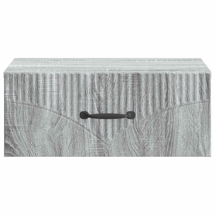 Væghængt Natbord 2 pcs Grå sonoma-eg 49 x 34,5 x 20 cm