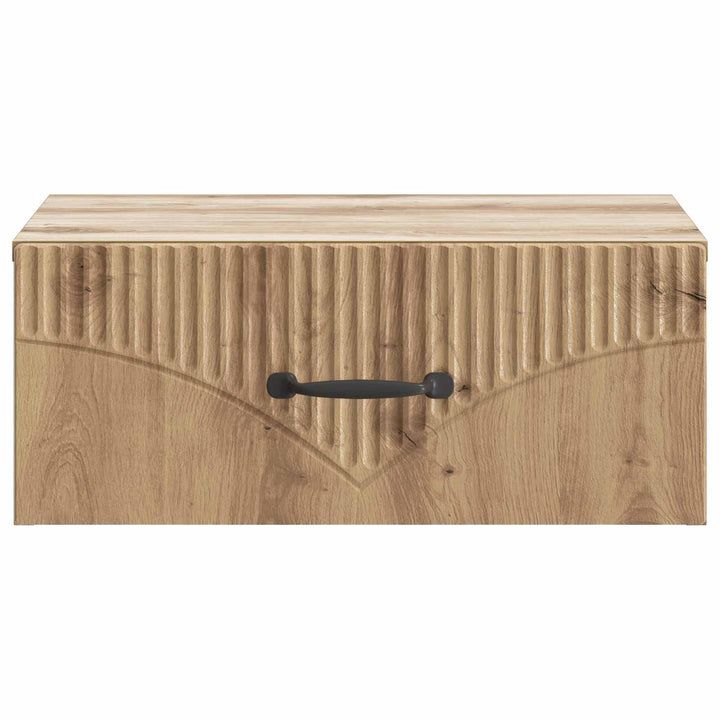 Væghængt Natbord med skuffe 2 pcs Artisan-eg 49 x 34,5 x 20 cm