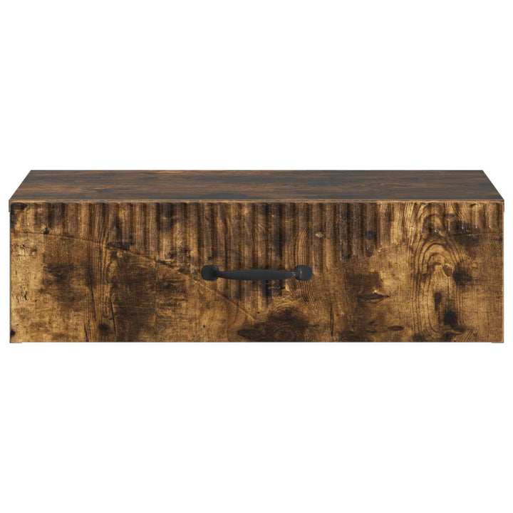 Væghængt Sideskab 59 x 34,5 x 17 cm Konstrueret træ Røget eg
