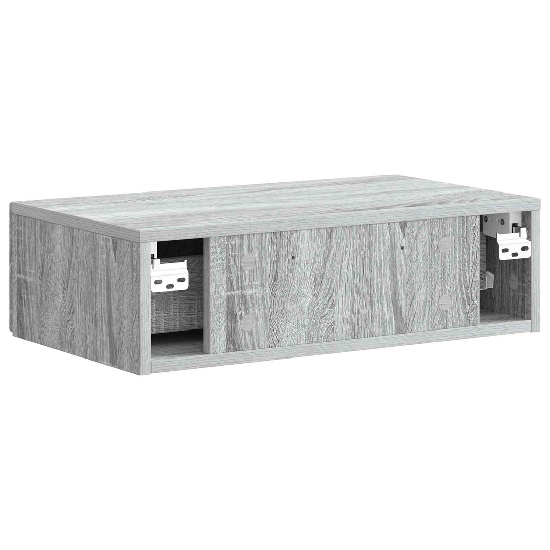 Væghængt Sideskab 59 x 34,5 x 17 cm Konstrueret træ