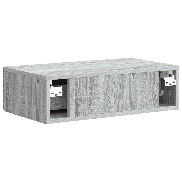 Væghængt Sideskab 59 x 34,5 x 17 cm Konstrueret træ