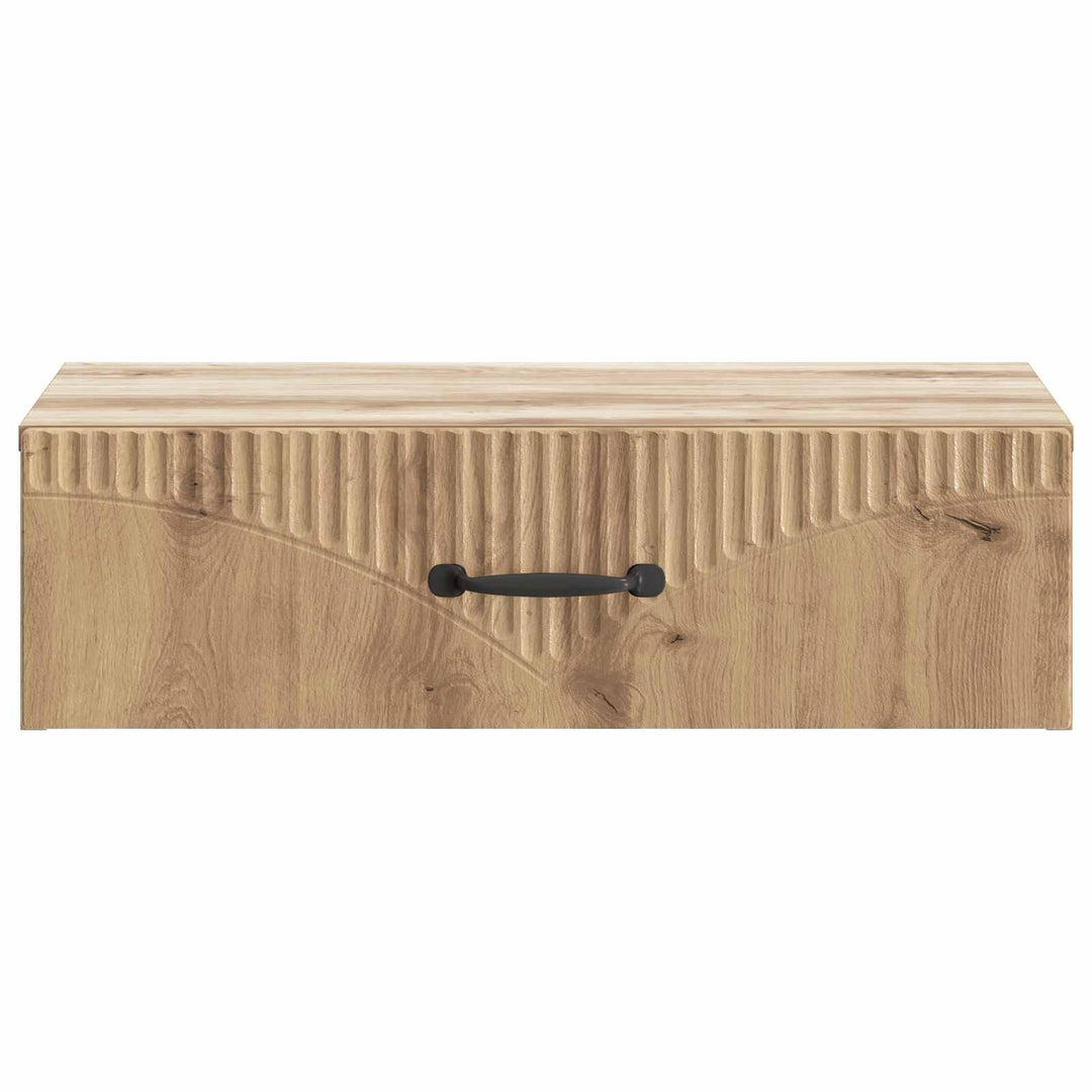 Væghængt Sideskab 59 x 34,5 x 17 cm Konstrueret træ Artisan-eg