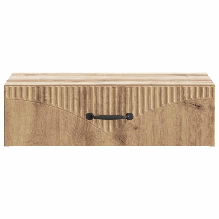 Væghængt Sideskab 59 x 34,5 x 17 cm Konstrueret træ Artisan-eg