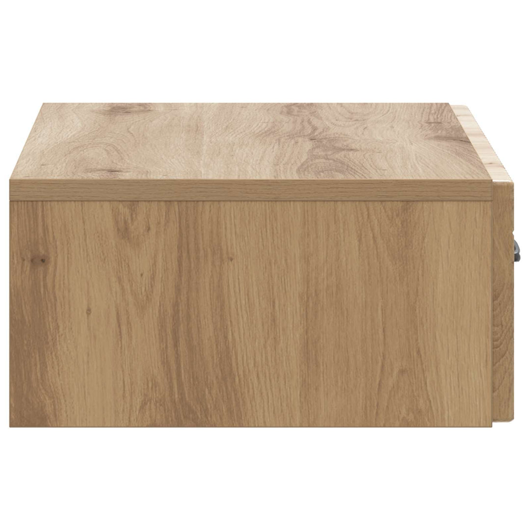 Væghængt Sideskab 59 x 34,5 x 17 cm Konstrueret træ Artisan-eg