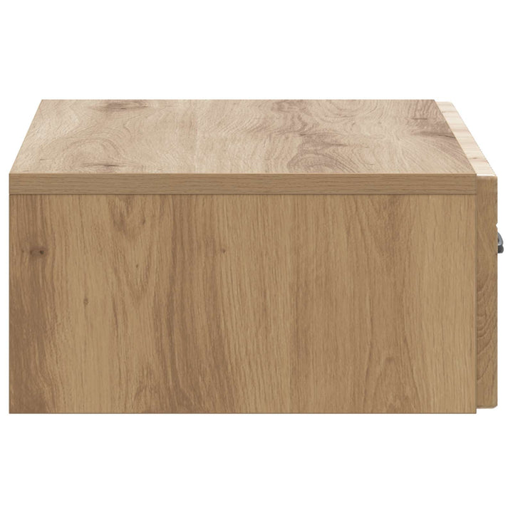 Væghængt Sideskab 59 x 34,5 x 17 cm Konstrueret træ Artisan-eg