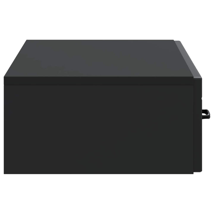 Væghængt Sideskab 87,5 x 34,5 x 17 cm Konstrueret træ Sort