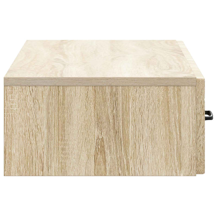 Væghængt Sideskab 87,5 x 34,5 x 17 cm Konstrueret træ Sonoma-eg