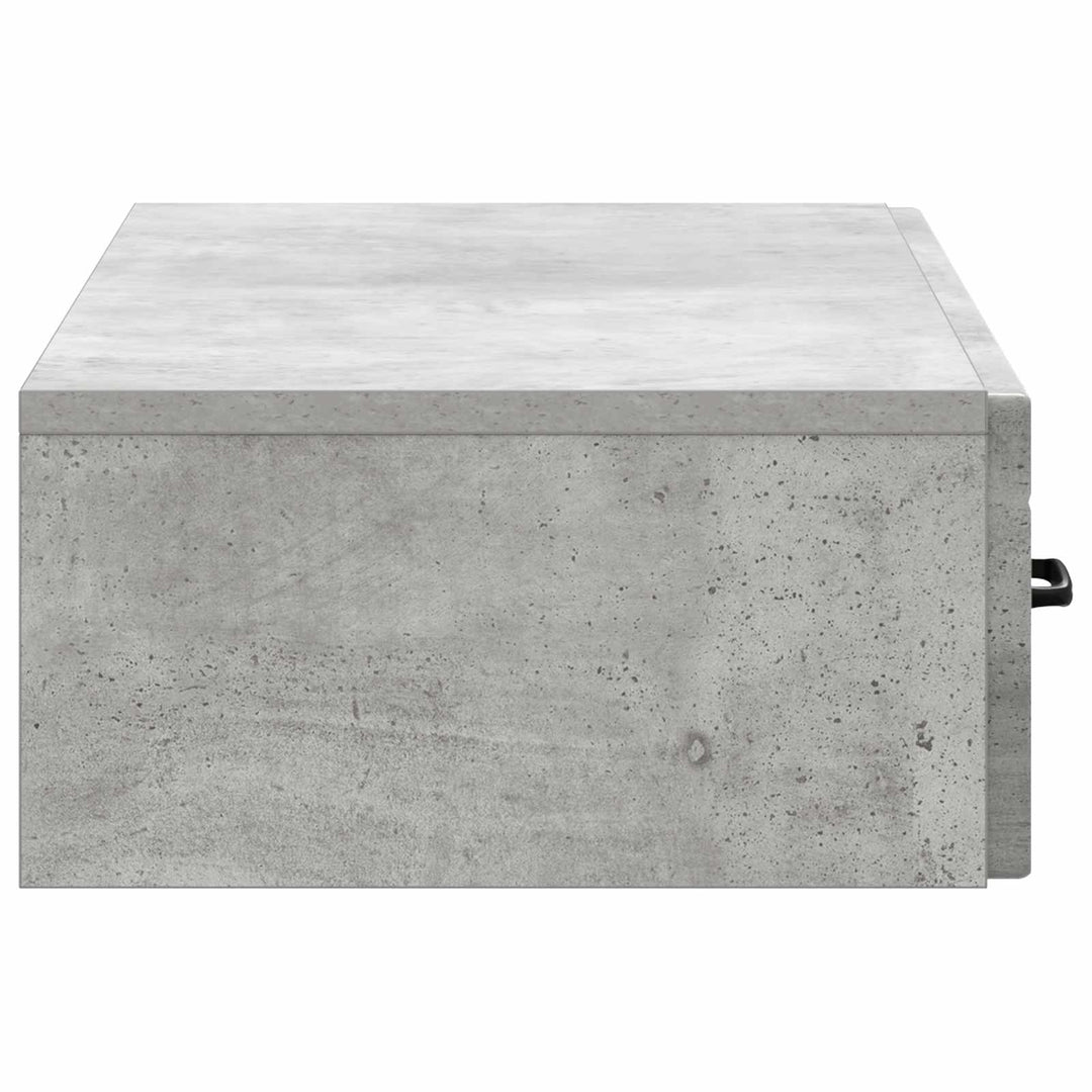 Væghængt Sideskab 87,5 x 34,5 x 17 cm Konstrueret træ Betongrå