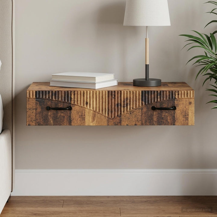 Væghængt Sideskab 87,5 x 34,5 x 17 cm Konstrueret træ
