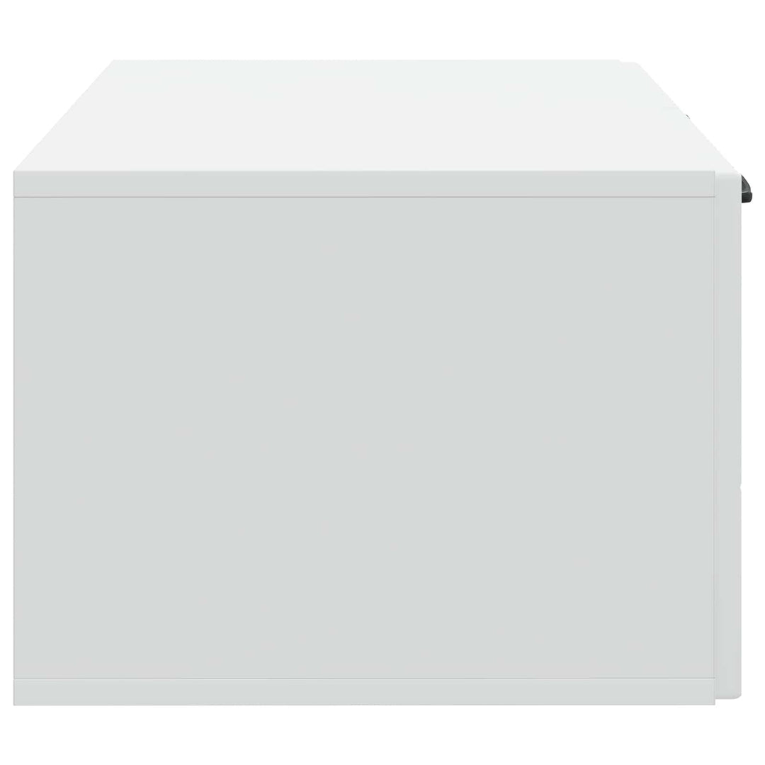 Væghængt TV-skab Hvid 59,5 x 41 x 30 cm Konstrueret træ