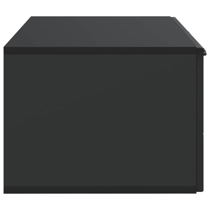 Væghængt TV-skab Sort 59,5 x 41 x 30 cm Konstrueret træ