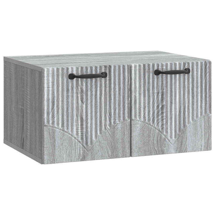 Væghængt TV-skab Vægmonteret Grå sonoma-eg 59,5 x 41 x 30 cm