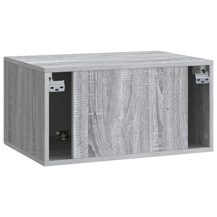 Væghængt TV-skab Vægmonteret Grå sonoma-eg 59,5 x 41 x 30 cm