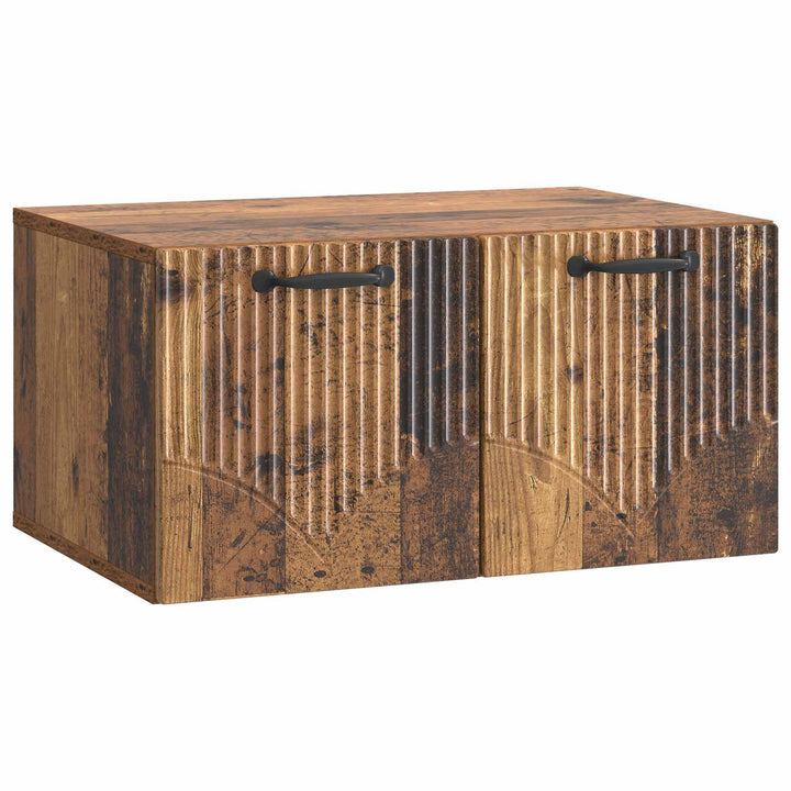 Væghængt TV-skab Gammelt træ 59,5 x 41 x 30 cm Konstrueret træ