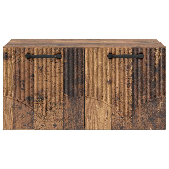 Væghængt TV-skab Gammelt træ 59,5 x 41 x 30 cm Konstrueret træ