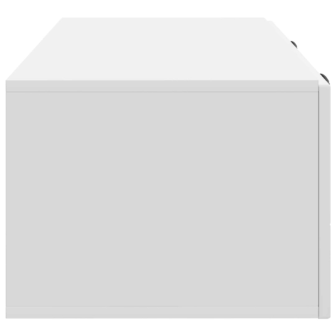 Væghængt TV-skab Hvid 78,5 x 41 x 30 cm Konstrueret træ