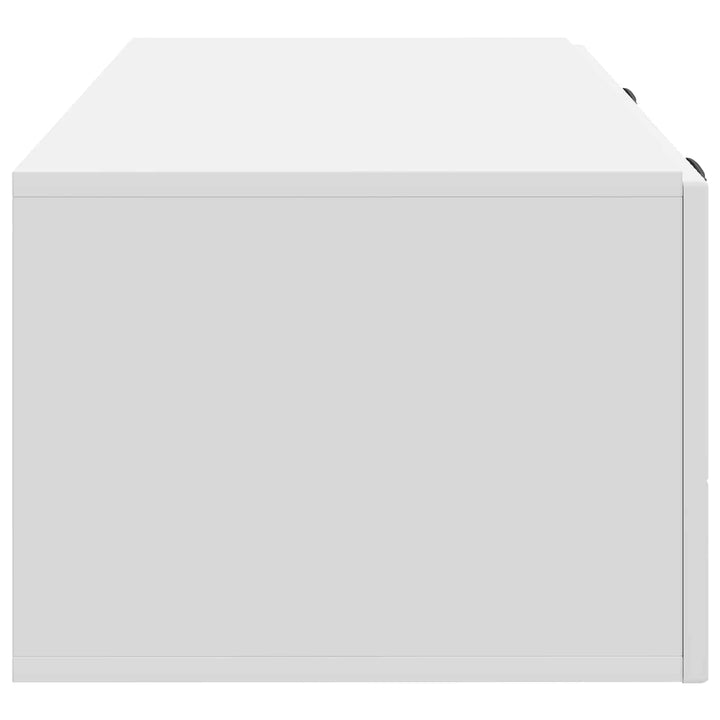Væghængt TV-skab Hvid 78,5 x 41 x 30 cm Konstrueret træ