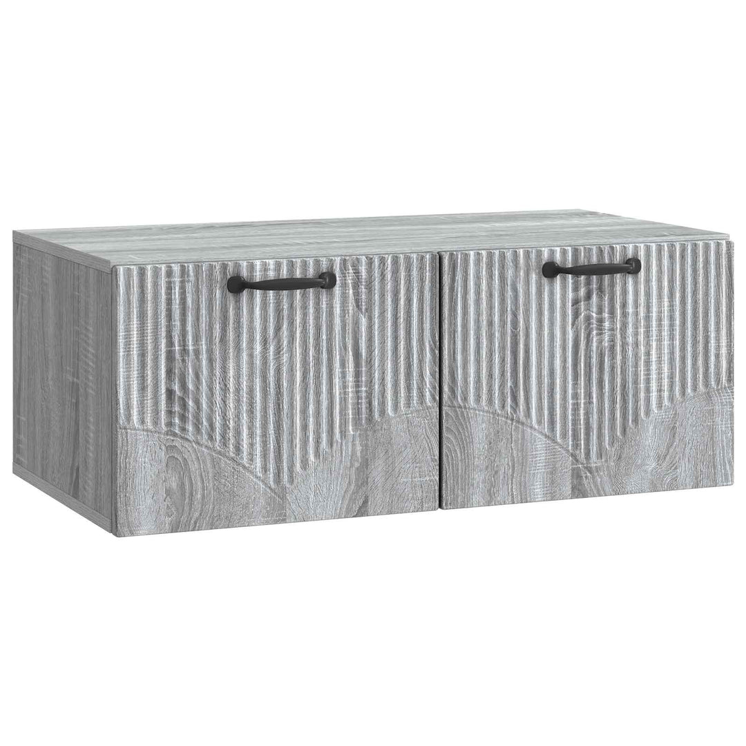 Væghængt TV-skab Vægmonteret Grå sonoma-eg 78,5 x 41 x 30 cm