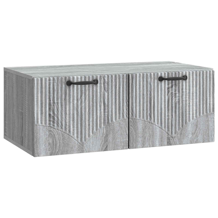 Væghængt TV-skab Vægmonteret Grå sonoma-eg 78,5 x 41 x 30 cm