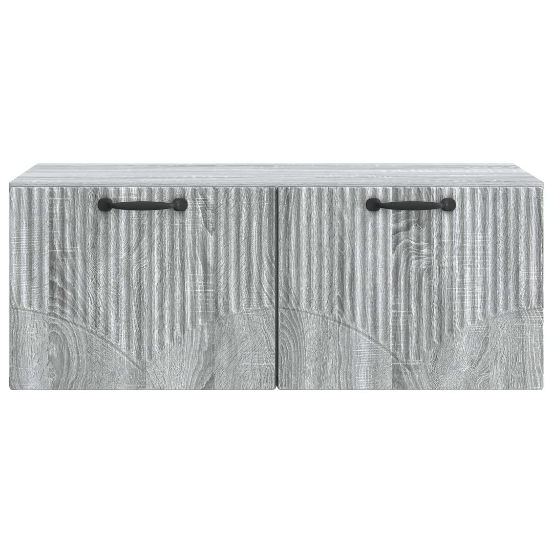 Væghængt TV-skab Vægmonteret Grå sonoma-eg 78,5 x 41 x 30 cm