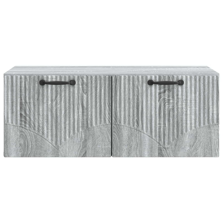 Væghængt TV-skab Vægmonteret Grå sonoma-eg 78,5 x 41 x 30 cm