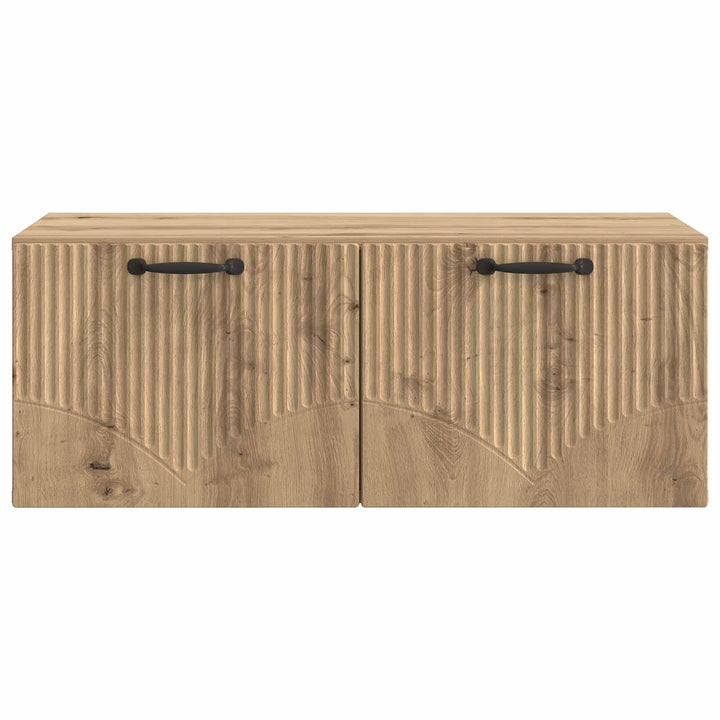 Væghængt TV-skab 78,5 x 41 x 30 cm Artisan-eg Konstrueret træ