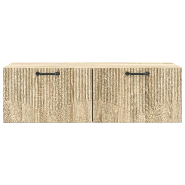 Væghængt TV-skab Sonoma-eg 98 x 41 x 30 cm Konstrueret træ