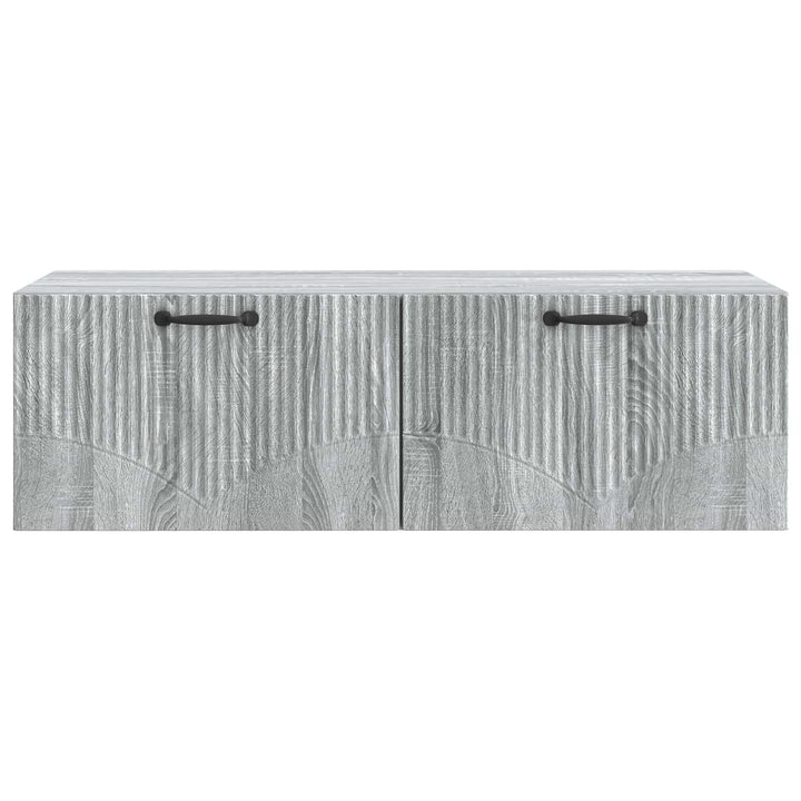 Væghængt TV-skab Grå sonoma-eg 98 x 41 x 30 cm Konstrueret træ