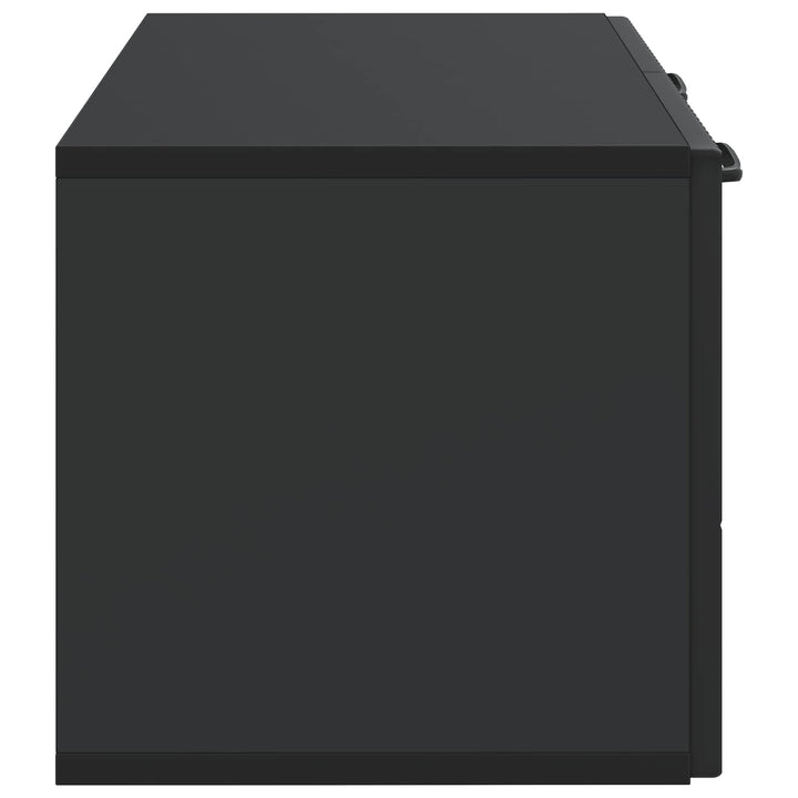Væghængt TV-skab Sort 59,5 x 31 x 30 cm Konstrueret træ