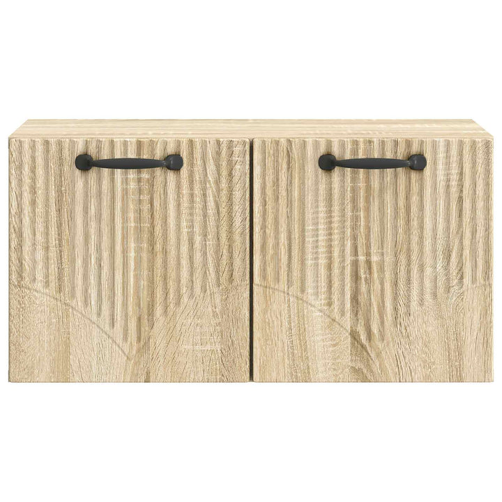 Væghængt TV-skab Sonoma-eg 59,5 x 31 x 30 cm Konstrueret træ