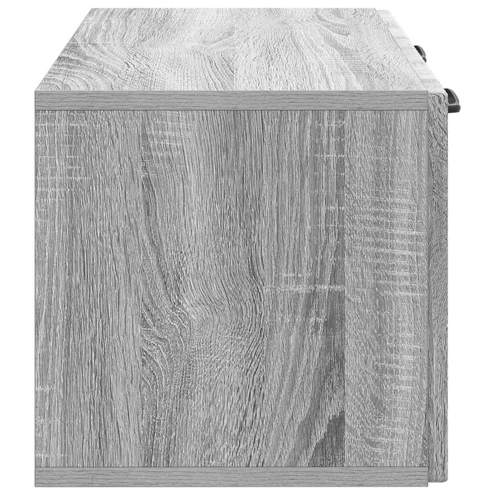 Væghængt TV-skab Vægmonteret Grå sonoma-eg 59,5 x 31 x 30 cm